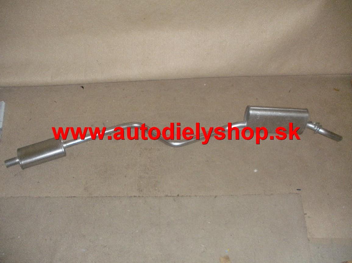 Fiat PUNTO I 60 93-99-Stred+zadný tlmič výfuku 1,2i/43kw-1,6i/65 