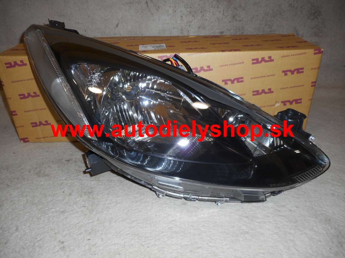 Mazda 2 10/2007- svetlo H4 Pravé / TYC /