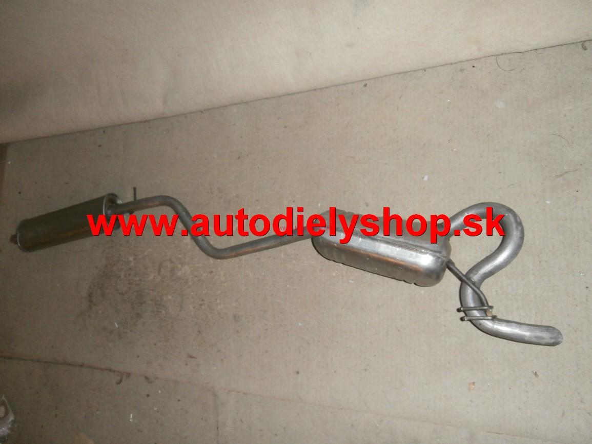  Fiat PUNTO I 85 93-99-Stred+zadný tlmič výfuku 1,2i/63kw,HB
