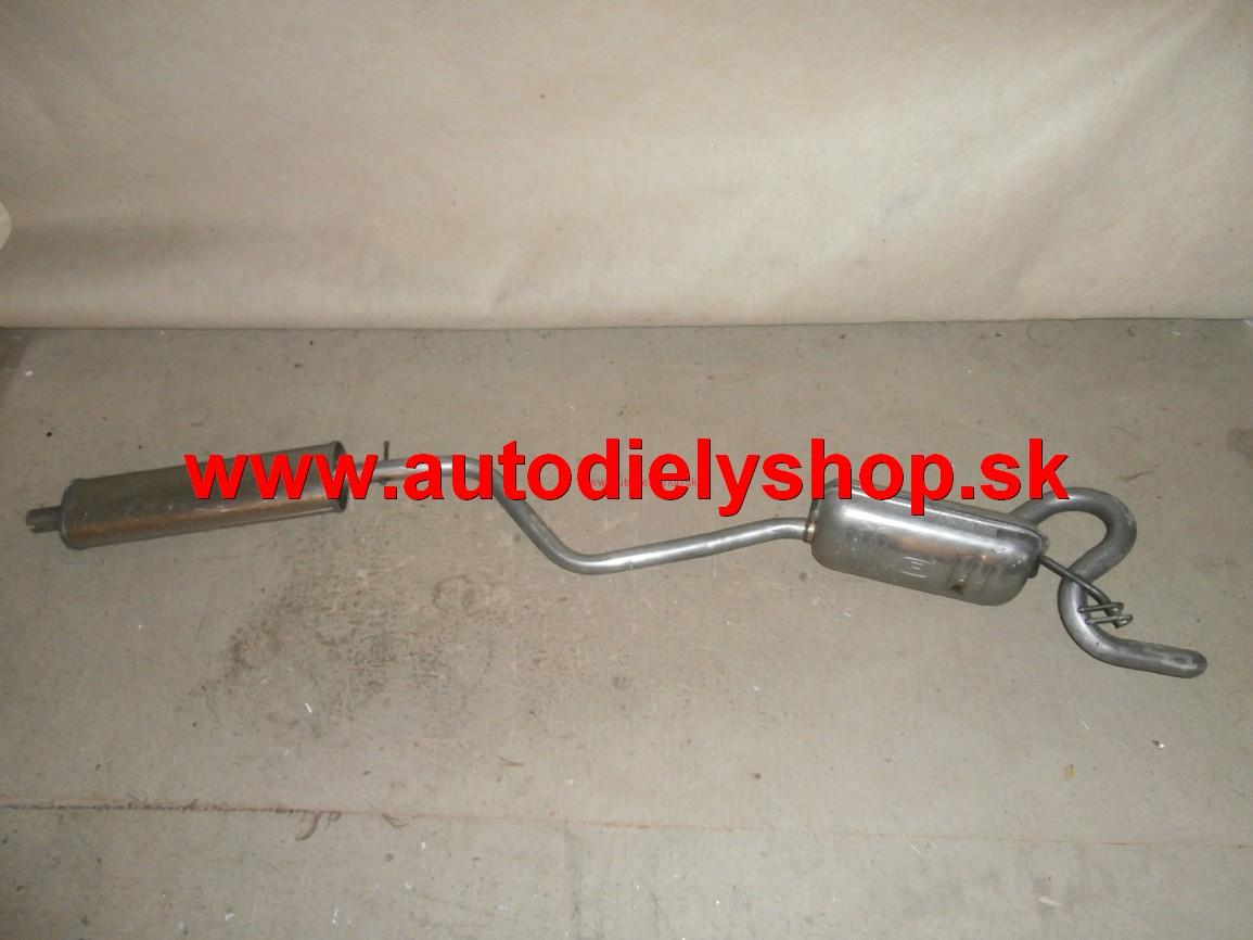 Fiat PUNTO I 90 93-99-Stred+zadný tlmič výfuku 1,6i/65kw,HB 