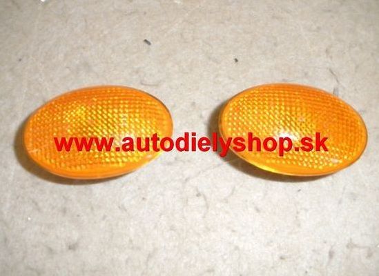 Mazda PREMACY 7/1999-12/2004 bočné smerovky oranžové Sada L+P