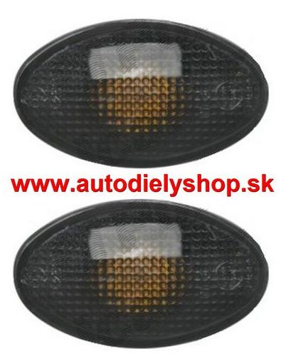 Mazda PREMACY 7/1999-12/2004 bočné smerovky čierne Sada L+P