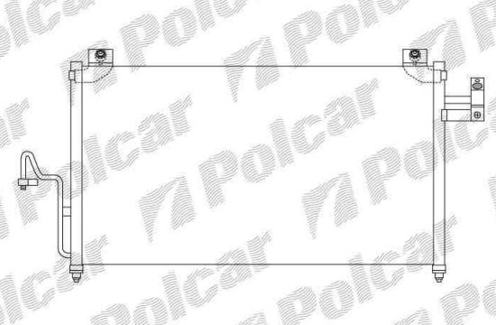 Mazda PREMACY 7/1999-12/2004 chladič klimi 1,8i-2,0i1,9i