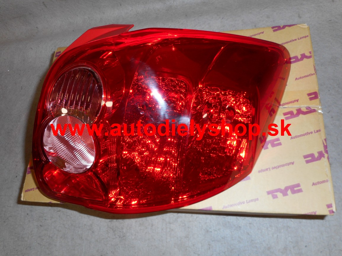 Toyota AURIS 10/2006-2010 zadné svetlo Pravé / TYC /