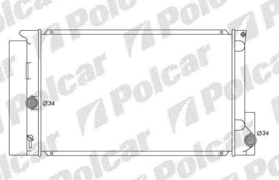 Toyota AURIS 10/2006-2010 chladič vody 1,4VVTi-1,6VVTi