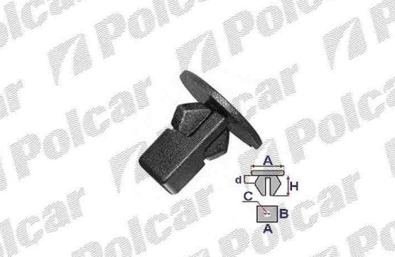 Toyota LANDCRUISER 100 98-11/07 príchytky podblatníkou 10 ks
