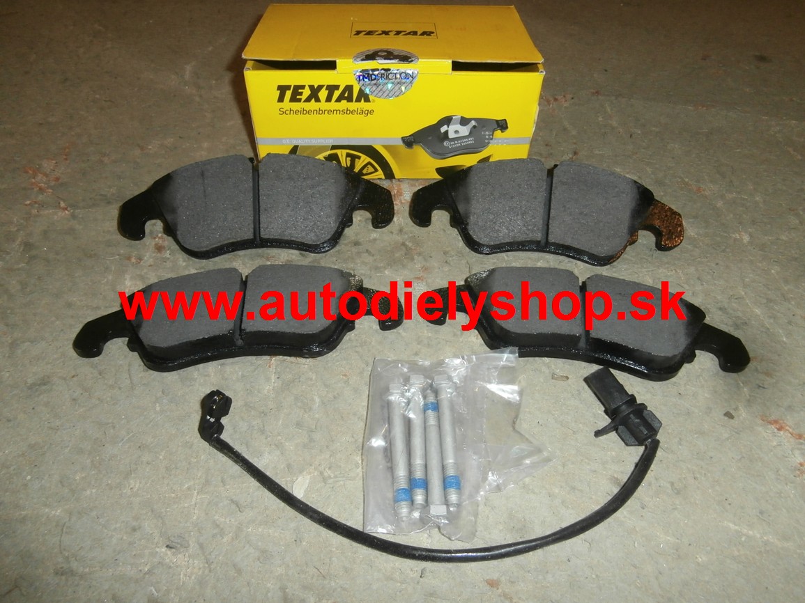 Audi Q5 11/2008- Predné platničky sada značka Textar