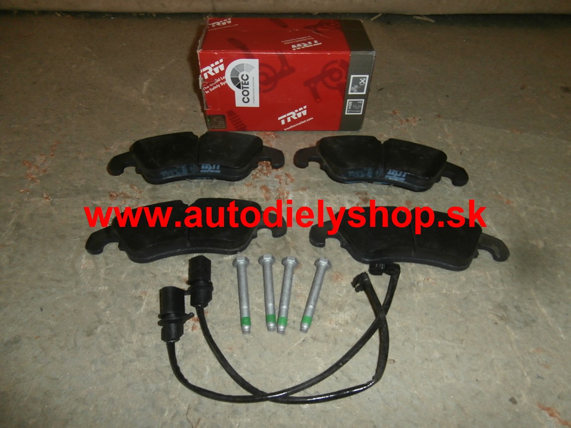Audi Q5 11/2008- Predné platničky sada značka TRW