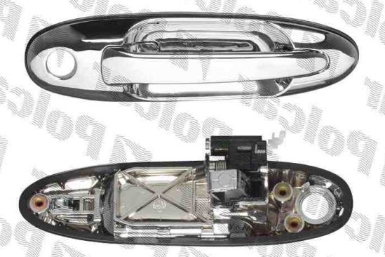 Toyota LANDCRUISER 90 96-02 predná klučka Pravá s chromom