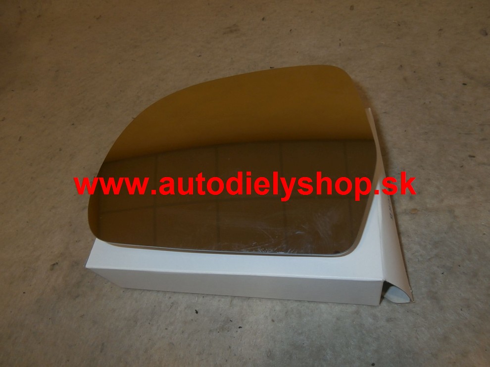 Audi A3 8/2008-2012 sklo spätného zrkadla ľavé /s držiakom/