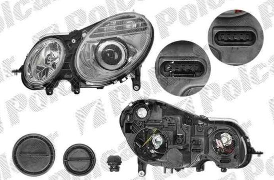 Mercedes W211 "E" 7/2006-3/2009 svetlo H7+H7 Ľave