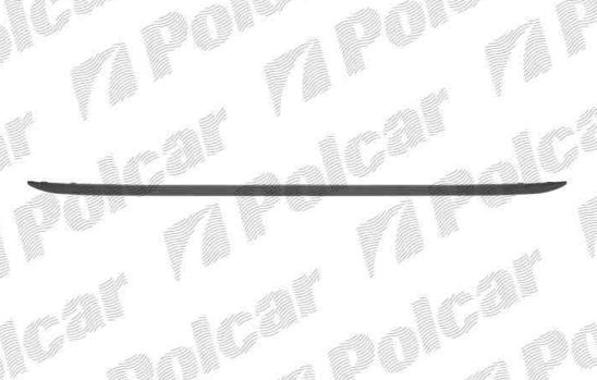 Fiat 500 7/2007- spojler zadného nárazníka