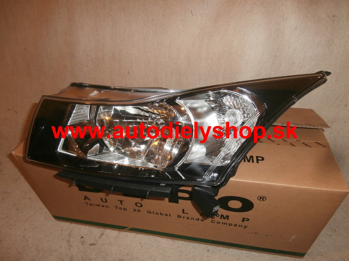 Chevrolet CRUZE 5/2009- predné svetlo H4 Ľavé