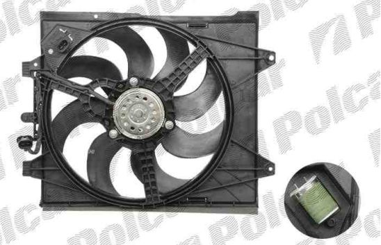 Fiat 500 7/2007- ventilátor chladiča /1,2i-MJTD/- bez AC
