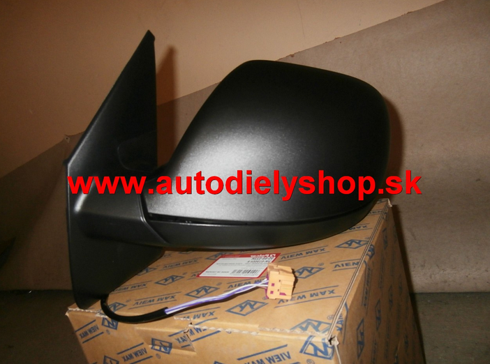 VW TRANSPORTER T5 11/2009- el.spätné ľavé / čierne /
