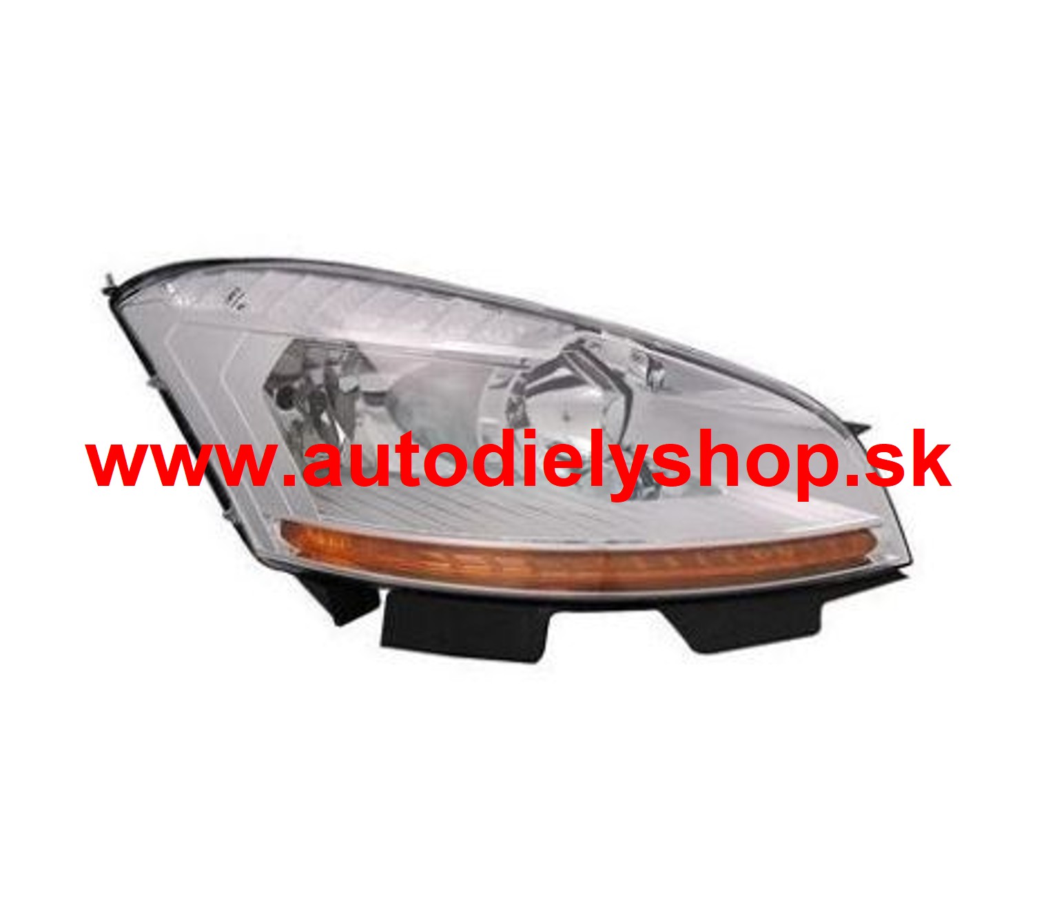 Citroen C4 PICASSO 10/2006- svetlo el.s motorčekom H1 + H7 pravé /TYC/