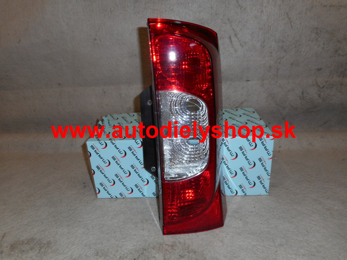 Peugeot BIPPER 2/2008- zadné svetlo na 2 krídlo Pravé