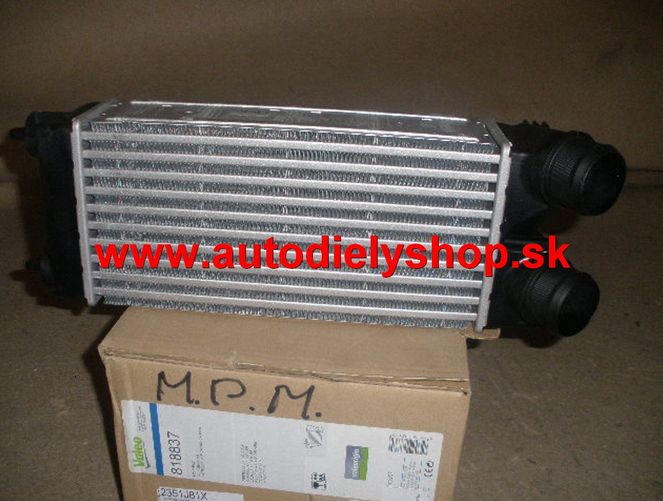 Citroen C4 PICASSO 10/2006- chladič vzduchu / INTERCOLER / 1,6HDi