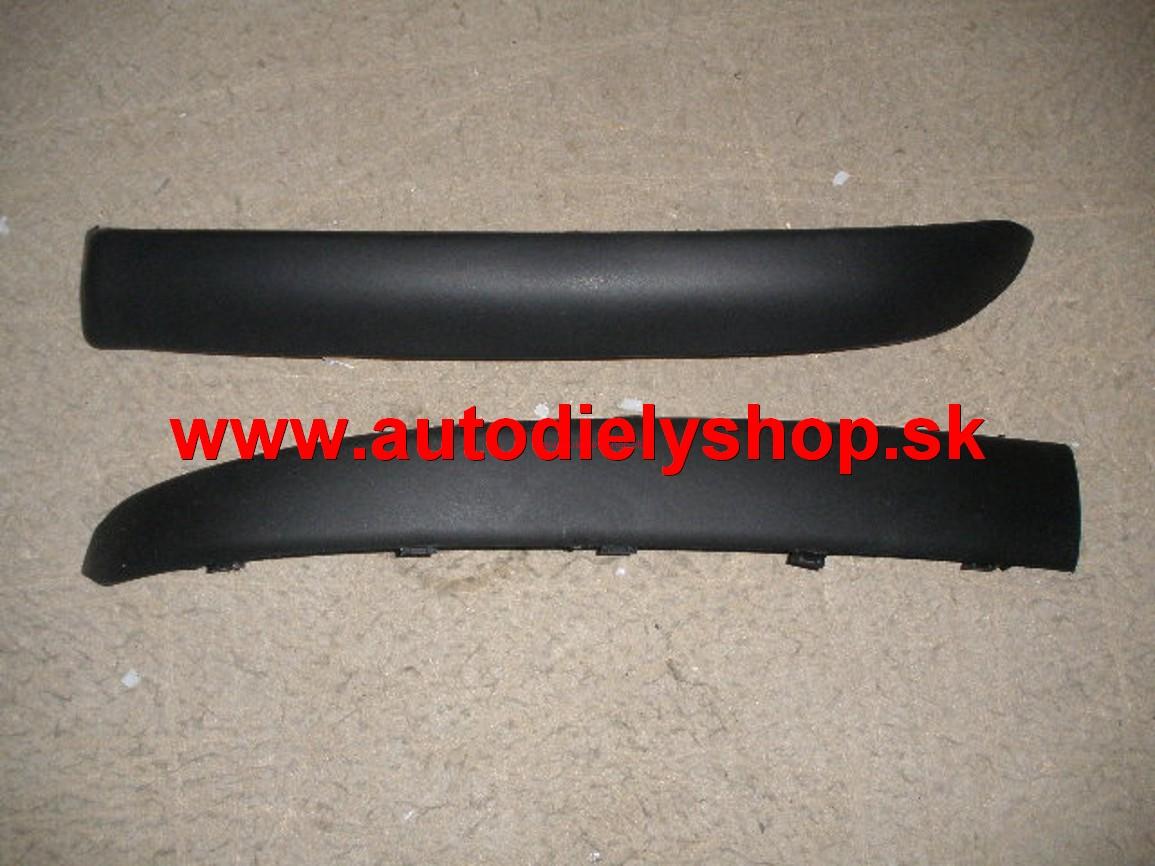  Fiat Punto 99-03 lišty do predného nárazníku sada,3dvere