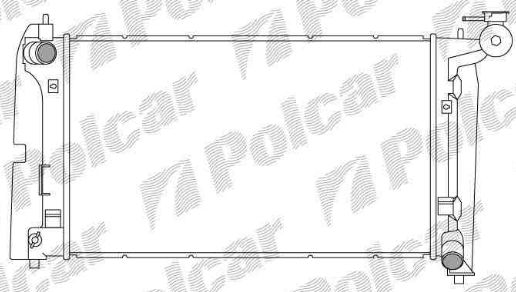 Toyota COROLLA 2/00-3/02 chladič vody 1,4i-1,6i