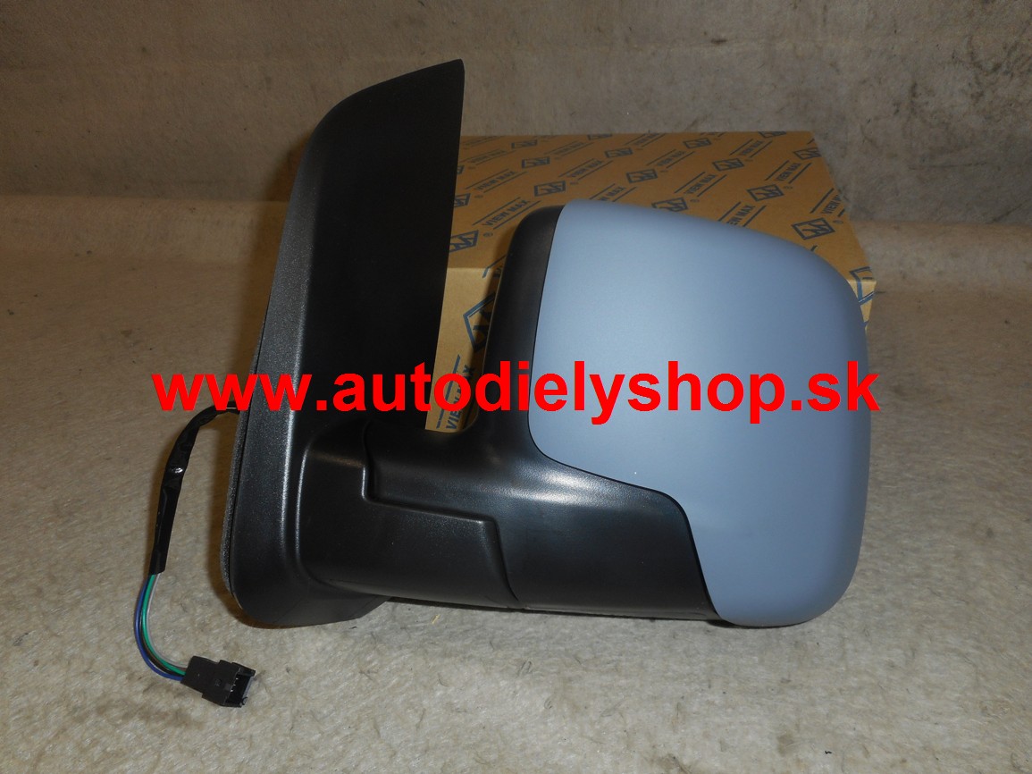 Peugeot BIPPER 2/2008- el.spätné Ľavé,pre lak