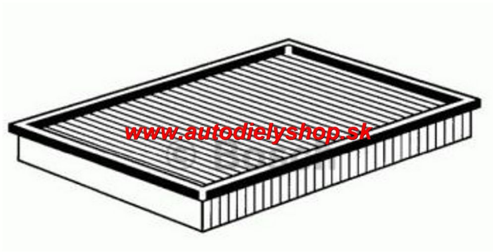 Citroen C4 PICASSO 10/2006- vzduchový filter 1,6HDi / MISTAF/