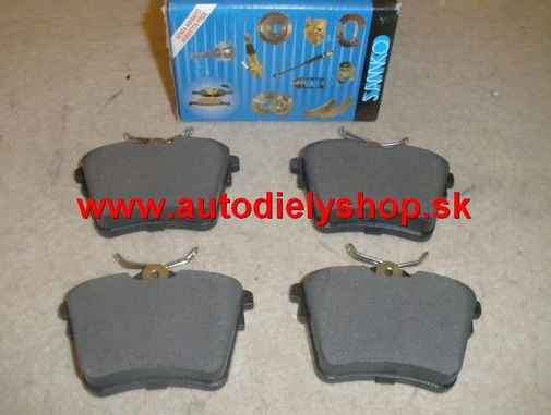 Citroen C5 1/2008-zadné platničky Sada / SAMKO /