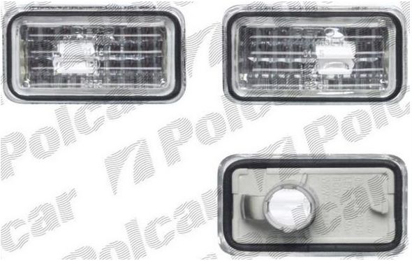 Audi 80 86-91 bočné smerovky číre rýhované