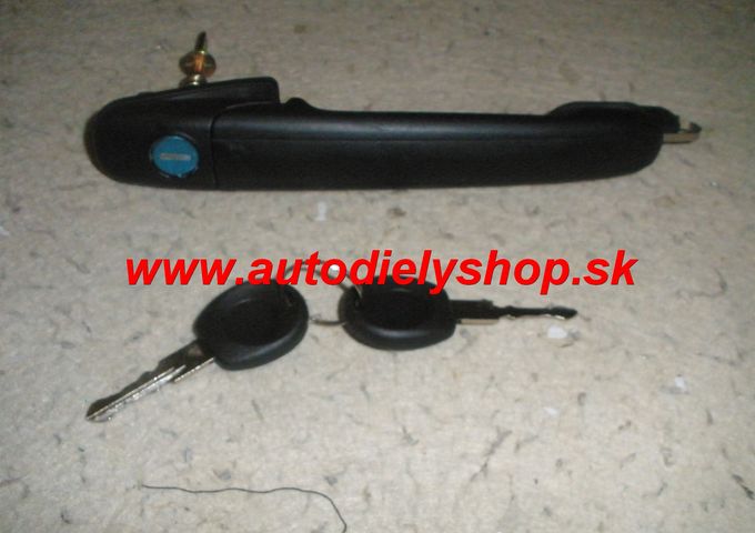 VW CADDY 10/95-2/04 vnútorná kľučka obojstranná s 1 vložkou 