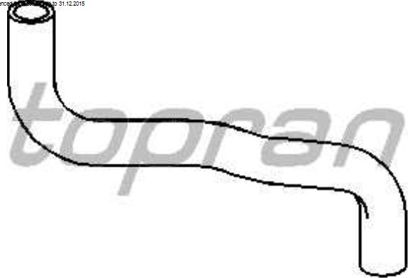 Audi 80 9/86-9/91 hadica chladenia