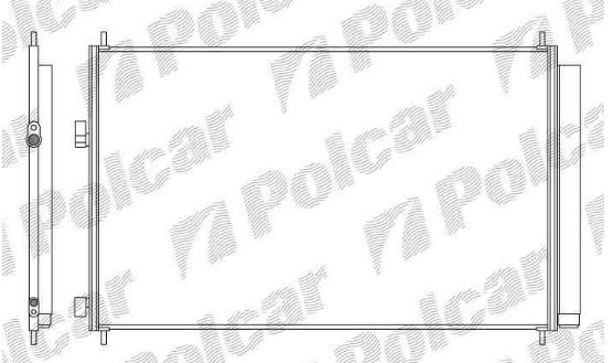 Toyota RAV 4 11/05-2/09 chladič klimi 2,0VVTi-2,2D4-D