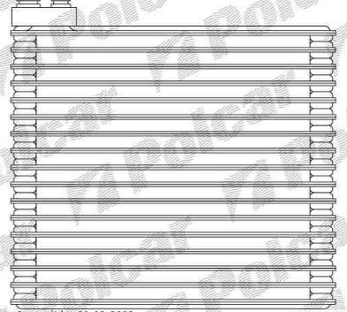 Toyota YARIS 4/99-1/06 výparník klimatizácie / pre všetky typy /