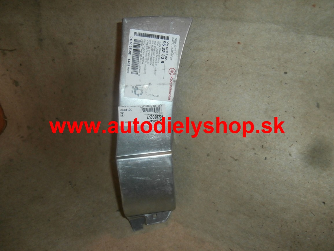 VW GOLF III 9/91-4/99 lem pred. blatníka zadný pravý 