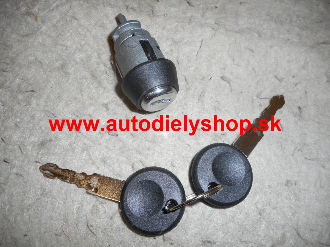 Audi 100 12/90-9/94 vložka spínacej skrinky + 2xkľúč