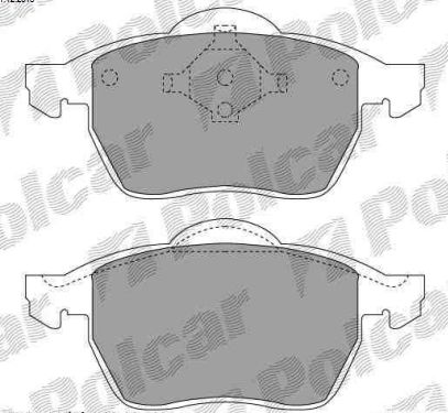 Audi 100 12/90-9/94 predné brzdové platničky/SRL