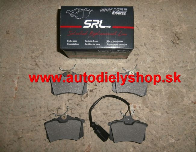 VW JETTA 04/10- predné platničky Sada / SRL /