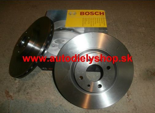 Audi A1 05/10- zadné kotúče 231,7mm Sada /BOSCH/