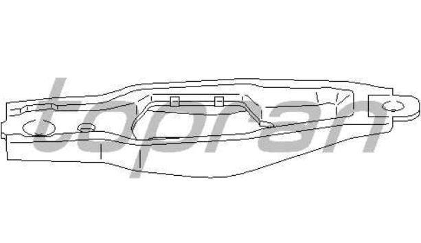 Audi A3 9/96-9/00 vysúvacia vidlica spojky /TOPRAN/