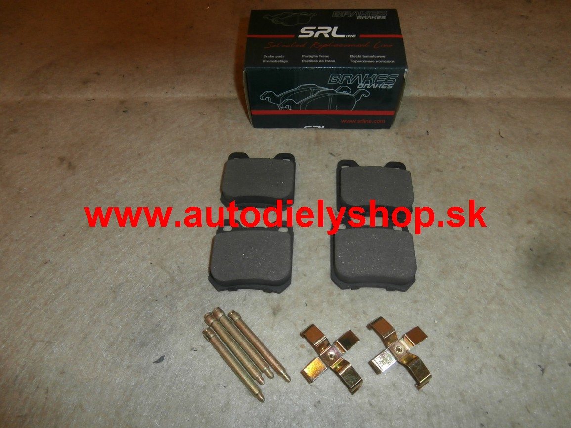 Opel Vectra 10/95-2/99 zadné brzdové platničky / SRL/