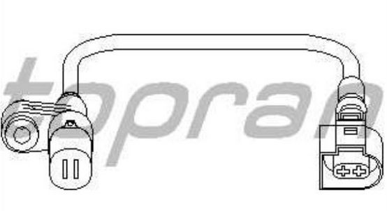 Audi A3 9/00-5/03 snímač počtu otáčok kolesa zadný