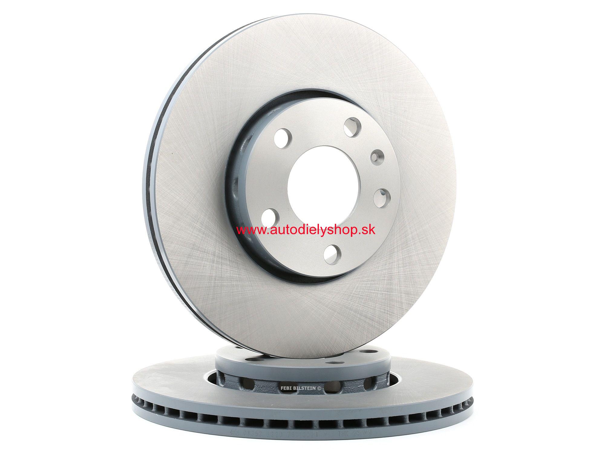 Opel Vectra 2/99-4/02 predné brzdové kotúče 288mm / FEBI /