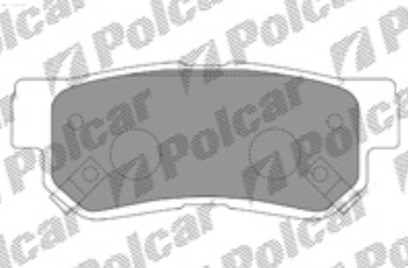  Kia CARENS 09/06-  zadné platničky Sada / SRL /