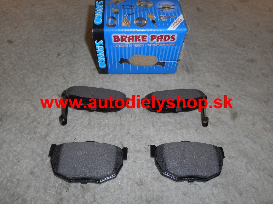  Kia CERATO 03/04- zadné brzdové platničky sada  /SAMKO/