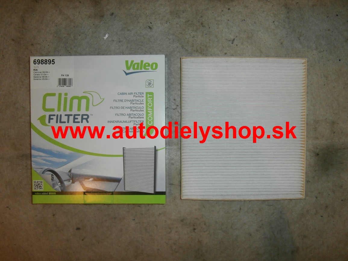  Kia CERATO 03/04-  kabínový(peľový) filter / VALEO/