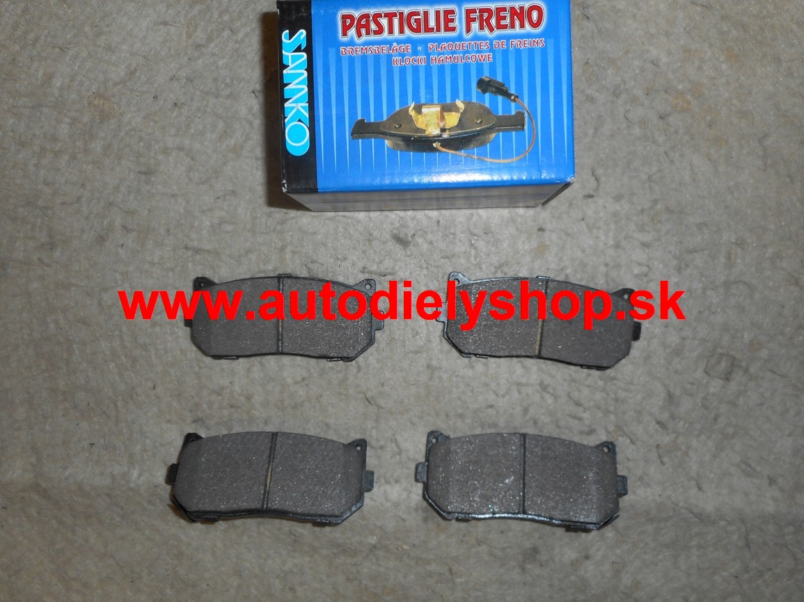  Kia CARENS 07/02-  zadné platničky /SAMKO/