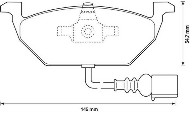 Audi A3 8/08-2012 predné platničky L+P BENDIX