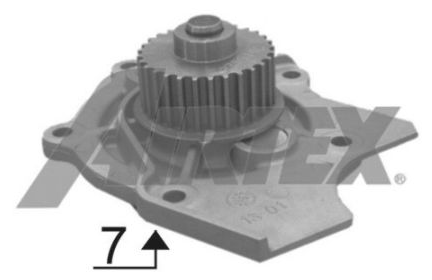 Audi A3 8/08-2012 vodná pumpa 1.8TSI 1.8TFSI