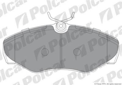 Opel VIVARO 8/01-7/06 predné platničky Sada / SRL /