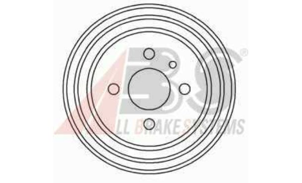 VW PASSAT "B4" 10/93-9/96 zadné brzdové bubny sada L+P /A.B.S/