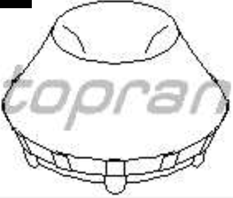  Audi A4 10/94-2/99 oporný krúžok horného uloženia tlmiča spodný